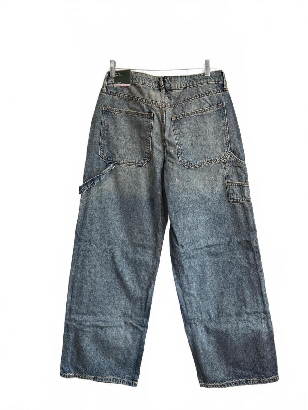 Wild Fable Low‑Rise Baggy Jeans – Light Wash Blue, Rigid Denim, 10L, 33” Inseam - Picture 6 of 6